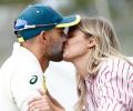 WAGs and family celebrate Australia's win over England