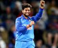 A new high for India's spin sensation Kuldeep!