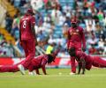 PIX: Windies win but Gayle fails in World Cup swansong