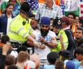 Pro-Khalistan protestors arrested at Old Trafford stadium