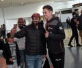 New Zealand players make sombre homecoming