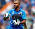 Dhawan picks up bat for 'Bottle Cap Challenge'