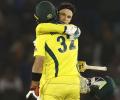 4th ODI PIX: Handscomb, Turner star in record chase as Australia level series