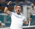 Miami Open: Bautista Agut stuns Djokovic to reach quarters, Kyrgios out