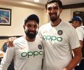 Joint birthday celebration for Ishant, Shami