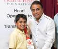 Gavaskar bats for life; raises funds for child heart surgeries