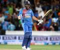 PIX: Rohit's 'Super' show as India edge NZ to seal series 3-0