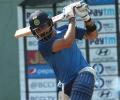 Team India undergo Test match simulation during training