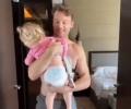 Buttler's adorable workout with daughter