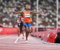 Athletics: Hassan kicks off treble bid with 5,000m gold