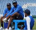 Indian Team All Smiles During Nets