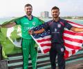 PICS: USA stun Ireland in historic T20I