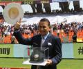 PIX: BCCI felicitates Gavaskar with special India cap