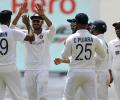 PIX: Axar, Ashwin bowl India to big win in 4th Test