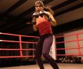 Zareen stuns world champ to enter Bosphorus boxing quarters