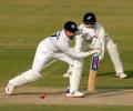 PIX: Debutant Iyer shows the way on Day 1