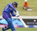 PIX: Mandhana, Harmanpreet hit tons as India whip Windies