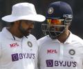 Captain Rohit quietly mentoring heir apparent Pant?