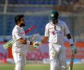 How Pakistan escaped to draw in Karachi