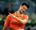 Djokovic stays perfect against Monfils, Raducanu knocked out in Madrid