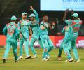 De Kock's 50, bowlers take LSG closer to playoff berth with crushing victory over KKR