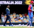 T20 WC PIX: Hasaranga, Dhananjaya keep Sri Lanka's semis hopes alive