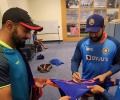 Hong Kong players overwhelmed by Indian dressing room visit