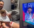 Yuvi Relives 6 6s Feat With Son