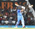 2nd T20I PIX: Rohit, Axar star as India level series vs Aus