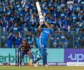 IPL PIX: Iyer's century in vain as KKR lose to MI