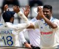 Milestone man Ashwin spins out Windies on Day 1