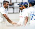 PIX: Ashwin shines as India dominate Day 1 in Windies