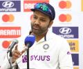 Former cricketers did not...: Rohit hits out at critics