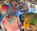 How Kohli, Rohit, SKY, Gill Celebrated Holi