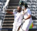 Bavuma makes long-awaited ton as SA extend lead v WI