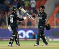 World Cup PIX: Centurions Conway, Ravindra guide Kiwis to stunning win over England