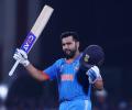 PHOTOS: Rampant Rohit flattens Afghanistan as India bag second win