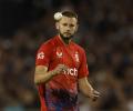 Debutant Atkinson bowls England to easy T20 win over New Zealand