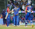 IPL PIX: Mumbai Indians open account with 29-run win over Delhi Capitals