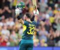 Maxwell Joins Elite Club: Equals Rohit with fifth T20I ton