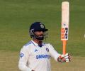 PIX: Rohit, Jadeja hit centuries; Sarfaraz shines on debut