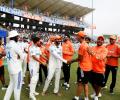 A very impressive Test victory: Cricketing world hails Team India