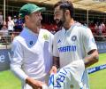 Kohli, Rohit's Farewell Gifts For Elgar