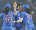 T20 PIX: Deepti shines but India lose to Australia