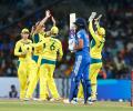 PIX: Australia hand India seven-wicket loss to clinch 2-1 series win