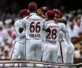 Pink-ball Test: Windies pacemen rock Australia's batting