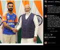 World champ Kohli 'honoured' to meet PM Modi