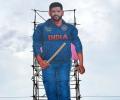 Dhoni's B'day gift: HUGE! 100ft cut-out!