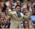 Cricketers Day Out at Wimbledon! Standing ovation for Sachin