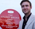 Stuart Broad gets his name etched at Trent Bridge